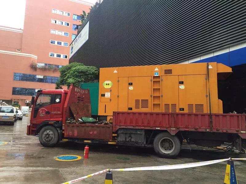 應(yīng)急停電發(fā)電機(jī)出租現(xiàn)場(chǎng)