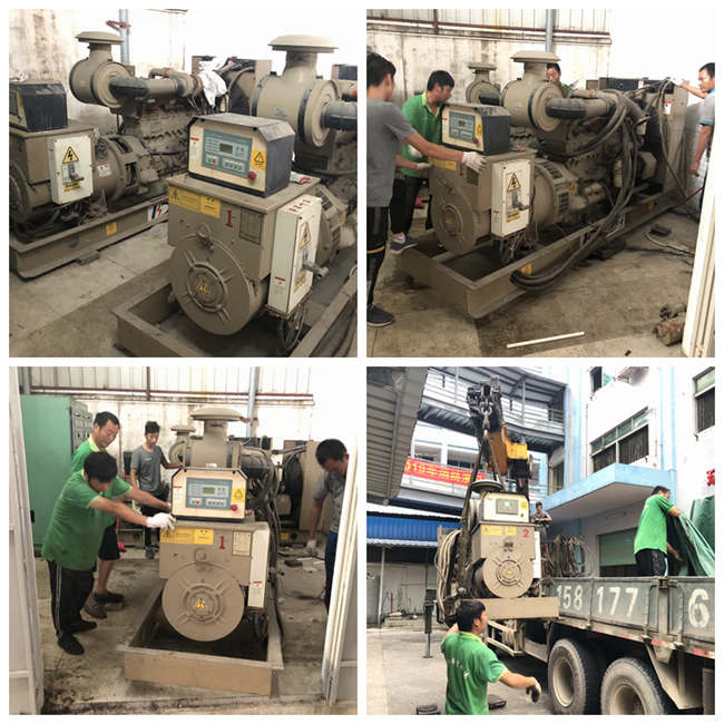 220kw康明斯發(fā)電機回收現(xiàn)場